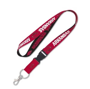 Arkansas Razorbacks Wincraft NCAA 1" Lanyard With Breakaway FREE SHIP - Picture 1 of 1