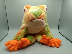 Vintage TY Beanie Buddies Tie-dye Frog Prince 12 inch long Plush 2001 - Picture 1 of 3
