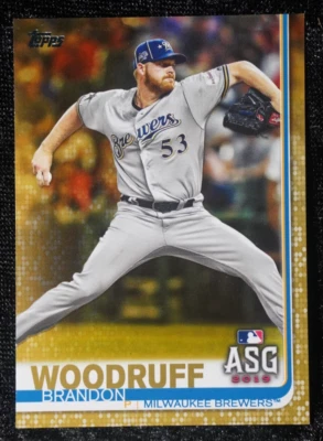 BRANDON WOODRUFF—2019 Topps Update Series Gold #US141 (0571/2019) - Image 1 of 2