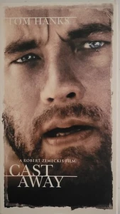 Cast Away VHS, Tom Hanks, Helen Hunt, Producer Robert Zemeckis - FAST SHIPPING! - Picture 1 of 4