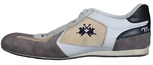 LA MARTINA Herren Leder Schuhe Sneaker Schnürschuh Größe 42 Made in Italy - Bild 1 von 13