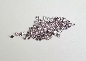 Rare 0.01CT Loose Diamond Fancy Purple Pink Color Small Natural Round Cut 1mm - Picture 1 of 6