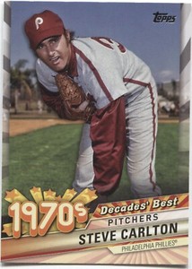 2020 Topps Series 1 STEVE CARLTON Decades' Best #DB-36 - PHILADELPHIA PHILLIES -