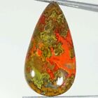12.20Cts Natural Morocco Seam Agate Loose Pear Cabochon Gemstones