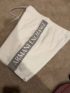 Armani Exchange Logo Tape Track Shorts Men’s Size XL RARE! - Picture 1 of 9