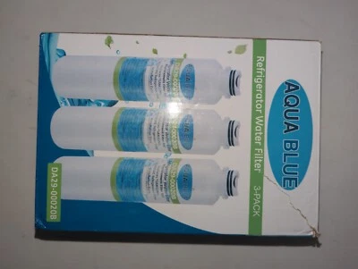 Filtro de agua para refrigerador Aqua Blue paquete de 3 filtros de repuesto DA29-00020B para S Foto 1 de 4