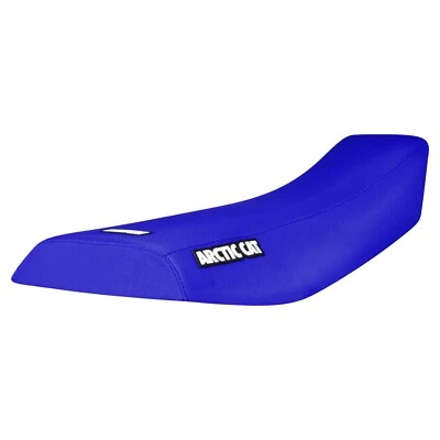 2002-2004 Arctic Cat 375 400 500 ATV Gripper Seat Cover  all BLUE LOGO #451 - Image 1 of 4