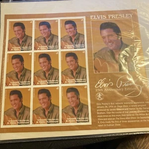 The Elvis Stamp Collection 25th Anniversary Editions Grenada Carriacou 2002 Mint - Bild 1 von 3