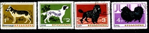 Bulgaria_1964 Mi.N.o 1462-1465 perros - Imagen 1 de 1