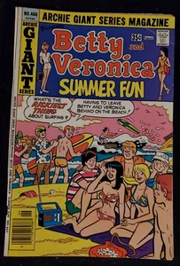 BETTY AND VERONICA Summer Fun - #460 Archie Series Giant Comic / 1977 Fawcett - Picture 1 of 3