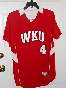 NEU MIT ETIKETT WESTERN KENTUCKY HILLTOPPERS BASEBALL-TRIKOT ERWACHSENE GRÖSSE MEDIUM RUSSELL - Bild 1 von 5