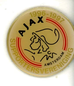 Ajax Amsterdam Soccer pin -Dutch Supporters 1996-97 - Football Sport Badge - Picture 1 of 1