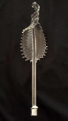 Hoja para araña veneciana siglo Xx 10 3/16 pulgadas de largo Foto 1 de 4