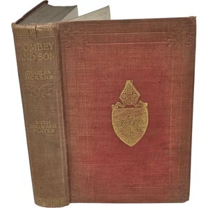 Dombey And Son by Charles Dickens Hardback Illustrated Edition 1918 - Foto 1 di 8