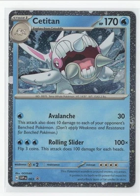 Cetitan 063 Sv: Scarlet & Violet Promo Cards Holo - Image 1 of 2