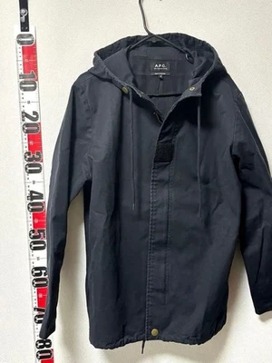 A.P.C. Woman M Black Mod Coat 38 Limited Edition Style Refined Minimalism Timele - Image 1 of 4