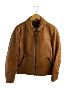 Brown Cowhide Coach Blouson Leather Jacket Size XS F85841 - Picture 1 of 5