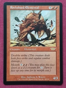 Magic The Gathering LEGIONS ROCKSHARD ELEMENTAL red card MTG - Imagen 1 de 2