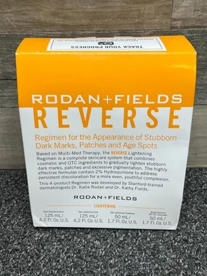Rodan + Fields REGIMEN INVERSO Nueva Fórmula Aligeramiento - Productos Sellados de Fábrica Foto 1 de 4