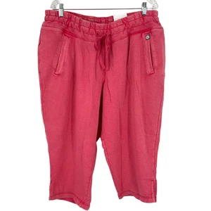 Pantalones deportivos Lane Bryant Livi Capri rosa talla 26/28 nuevos con etiquetas - Imagen 1 de 5