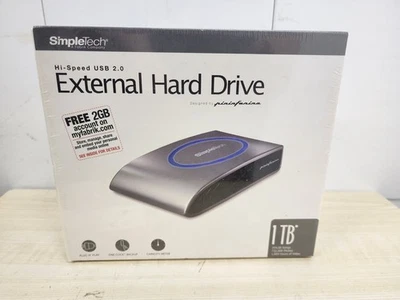 SimpleTech - 1TB EXTERNAL HARD DRIVE - SEALED - NEW - Image 1 of 2