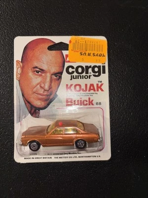 Vintage Corgi Junior Diecast Kojak 1968 Buick Toy Car Universal City Studios - Image 1 of 2
