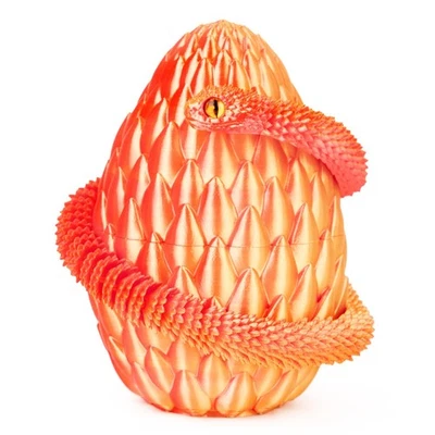 Huevo de Pascua Memogizz: Juguete de serpiente articulado impreso en 3D - Año de la serpiente 2025 Foto 1 de 4