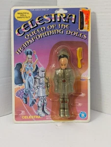 Vintage 1980s Celestra Queen of the Transforming Dolls Robot Figure Placo Toys - Picture 1 of 9