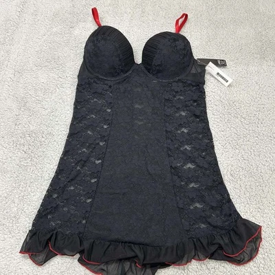 Camisola Rampage para mujer Babydoll Nighie talla grande camiseta sin mangas gótica nueva con etiquetas Foto 1 de 4