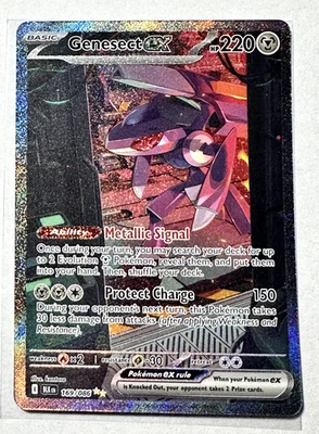Pokemon TCG Genesect EX S&V Black Bolt 169/086 Special Illustration Rare Card NM - Image 1 of 4