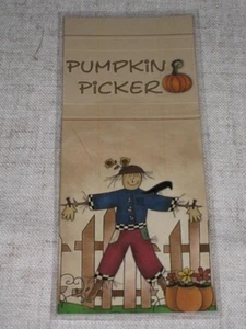 PRIMITIVE SCARECROW LAMINATED BOOKMARK (CL 6-14) - Picture 1 of 1