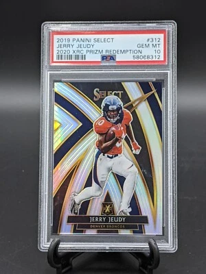 JERRY JEUDY - 2019 Select XRC Silver Prizm Rookie - Gem Mint PSA 10 - Image 1 of 3