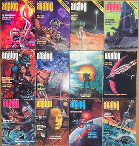 ANALOG SCIENCE FICTION 1976 kompletter Jahrsatz aller 12 Ausgaben - Bild 1 von 2
