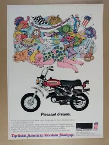1974 Harley-Davidson X90 Mini-Bike vintage print Ad - Picture 1 of 1