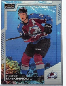 O-Pee-Chee Platinum Aquamarine #4 2020-21 Nathan MacKinnon/499 - Imagen 1 de 2