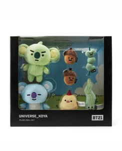 BT21 Universe Offizielles BTS Authentische Ware KOYA Stehplüschtier 7 Puppen Box Set - Bild 1 von 12