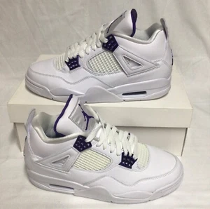 Nike Air Jordan 4 Retro Purple Metallic CT8527-115 Herren Größe 9 " - Bild 1 von 11