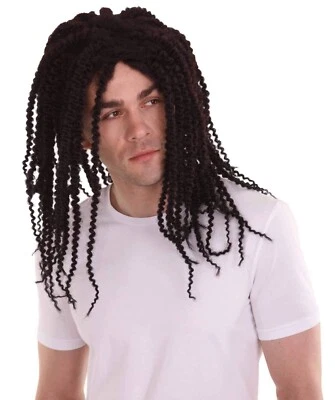 Peluca larga Dreadlock | Pelucas de Halloween | Gorra sin tapa transpirable premium | HM-186 Foto 1 de 4
