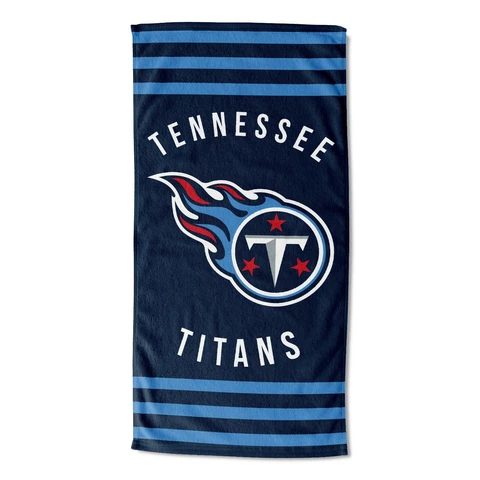 Tennessee Titans Beach Towel (Stripes) OFFICIAL NFL Cover