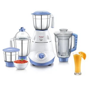 Prestige Iris 750 Watt Mixer Grinde | 3 Steel Jar +1 Juicer | W+ Blue |41350| - Picture 1 of 8