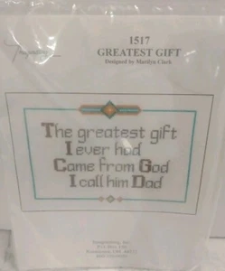 Imaginando el mejor regalo que he tenido vino de Dios,... #1517 Kit de punto de cruz - Imagen 1 de 3