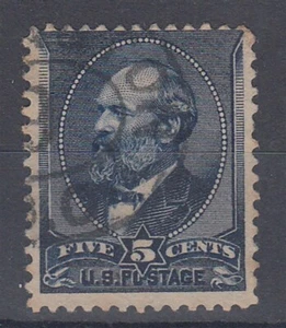USA 1882 5c BLUE GARFIELD (ID:265/D60404) - Bild 1 von 1