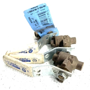 (QTY-3) NIBCO S-585-80-LF Bronze Ball Valve 1/4" CTS Solder Joint 150-S 600-WOG - Picture 1 of 7