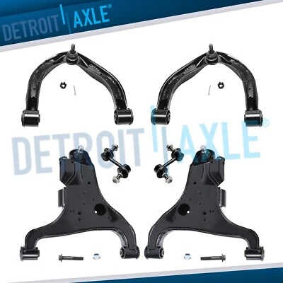 Front Upper Lower Control Arms + Sway Bars for Infiniti QX56 Nissan Armada Titan - Image 1 of 4