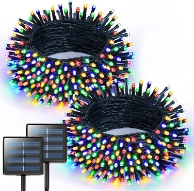 2PCS Solar String Lights -Waterproof Fairy Lights for Garden,Patio,Wedding Decor - Image 1 of 4