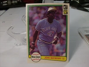 1982 Donruss Baseball #306 - John Mayberry - Toronto Blue Jays 82-394 - Picture 1 of 2