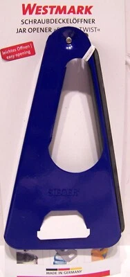 Westmark / Schraubdeckelöffner "SIEGER TWIST" / Farbe: Blau  NEU - Bild 1 von 2