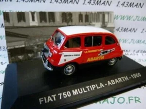 PIT86 1/43 IXO Altaya Véhicules d'époque ITALIE: FIAT 750 multipla Abarth 1960 - Imagen 1 de 1