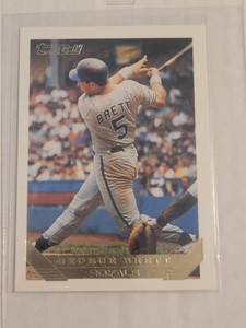 1993 Topps GOLD #397 George Brett Baseball Kansas City Royals