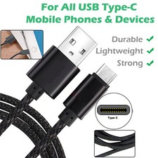 USB C Charging Cable Fast Data Charger Type C For Samsung Galaxy S8 S9 S10+ Plus
